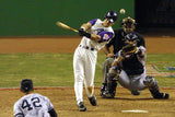 Luis Gonzalez Signed Arizona Diamondback Jersey (JSA COA)Game Winning Hit Game 7