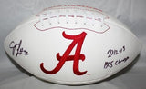 C. J. Mosley Autographed Alabama Crimson Tide Logo Football W/ BCS Champs- JSA W