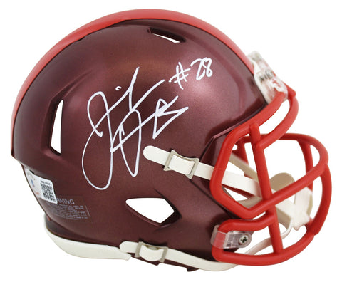 Browns Jeremiah Owusu-Koramoah Signed Flash Speed Mini Helmet BAS Witnessed