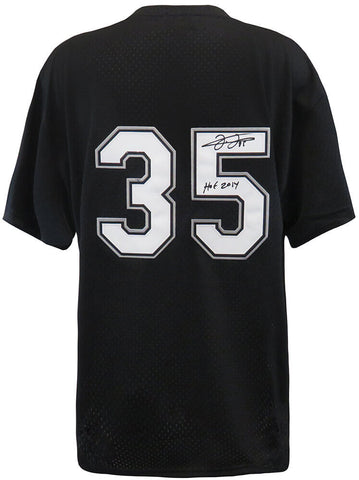 Frank Thomas Signed White Sox Black M&N Batting Practice Jersey w/HOF'14 -SS COA