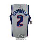 Cade Cunningham Autographed Detroit Gray Nike Swingman Jersey - Fanatics