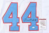 Lorenzo White Signed Houston Oilers Jersey (JSA COA) 1992 Pro Bowl Running Back