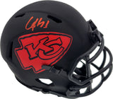 CLYDE EDWARDS-HELAIRE AUTO CHIEFS ECLIPSE BLACK MINI HELMET BECKETT 193779