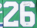 Ray Ferraro Signed Hartford Whalers Jersey (Beckett) NHL Career 1894-2002