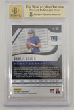 Daniel Jones Giants Signed 2019 Panini Prizm #302 Rookie Card BGS 9.5 / 10