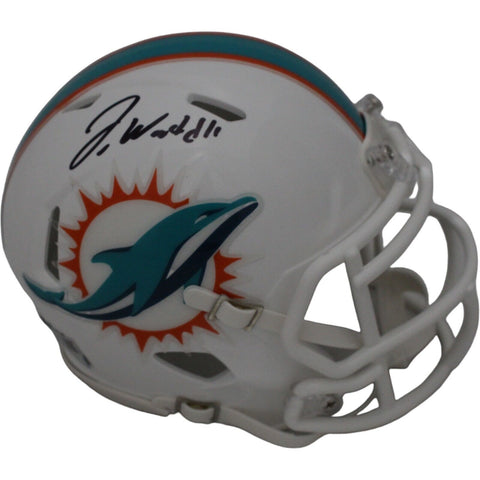 Jaylen Waddle Autographed Miami Dolphins Mini Helmet FAN 44765