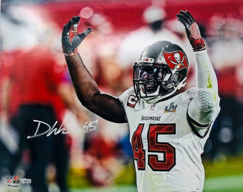 DEVIN WHITE Autographed Buccaneers Super Bowl LV 16" x 20" Photograph FANATICS