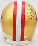 JOE MONTANA AUTOGRAPHED 49ERS FULL SIZE AUTHENTIC HELMET G.O.A.T. BECKETT 232731