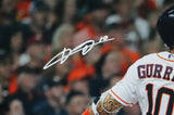 Yuli Gurriel Autographed Houston Astros 16X20 Batting Photo-JSA W *White