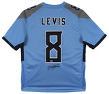 Titans Will Levis Authentic Signed Light Blue Nike Game Jersey Fanatics