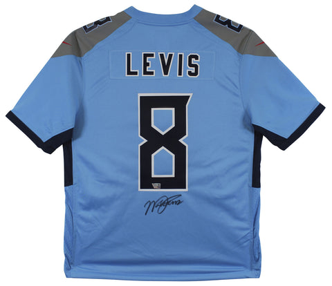 Titans Will Levis Authentic Signed Light Blue Nike Game Jersey Fanatics