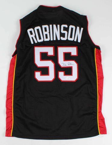 Duncan Robinson Signed Miami Heat Jersey (JSA COA) 2018 Grad U Michigan / Guard