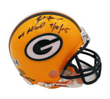 Brett Favre Signed Green Bay Packers Mini Helmet- #4 Retired 7/18/15- LE 44/44