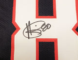 ATLANTA FALCONS ANDRE RISON AUTOGRAPHED SIGNED BLACK JERSEY JSA STOCK #234527