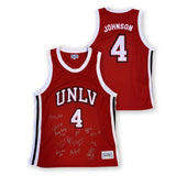 1990 UNLV Rebels Autographed National Championship Team Signed Jersey Beckett