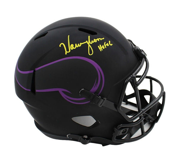 Warren Moon Signed Minnesota Vikings Speed Full Size Eclipse Helmet - "HOF 06