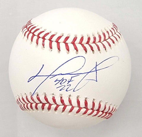 David Ortiz Autographed Boston Red Sox MLB Baseball W/ HOF 22 Beckett Witnessed