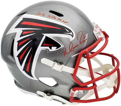 MATT RYAN AUTOGRAPHED FALCONS FLASH FULL SIZE HELMET 2016 NFL MVP BECKETT 197075