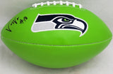 Uchenna Nwosu Autographed Seattle Seahawks Green Logo Football MCS Holo #81172