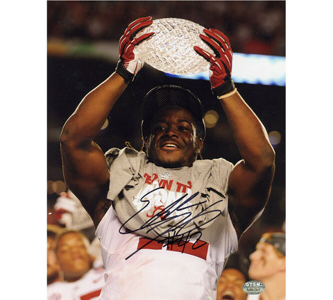 Eddie Lacy Signed Alabama Crimson Tide Unframed 8x10 NCAA Photo - Trophy