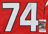 D J Humphries Signed Arizona Cardinals Jersey (JSA COA) 2021 Pro Bowl Tackle