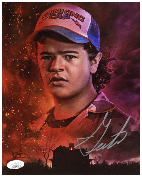 Gaten Matarazzo Signed Stranger Things Unframed 8x10 Photo - Headshot with "Dust