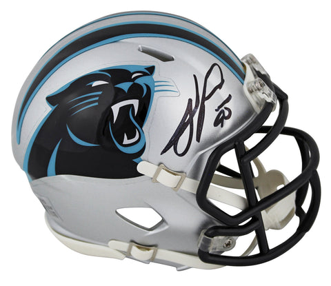 Panthers Julius Peppers Authentic Signed Speed Mini Helmet BAS Witnessed