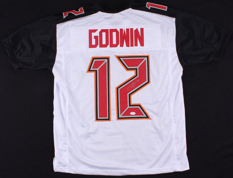 Chris Godwin Signed Tampa Bay Buccaneers Jersey (TSE COA) 2017 3rd Round Pick WR