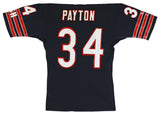 Bears Walter Payton "Sweetness, 34" Signed Navy Blue Wilson Jersey BAS #AA03176