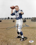 Johnny Unitas Autographed Baltimore Colts 8x10 Photo PSA/DNA Authenticated #1