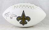 Ricky Williams Autographed New Orleans Saints Logo Football- JSA W Auth *Left