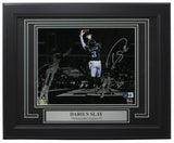 Darius Slay Signed Framed Philadelphia Eagles 8x10 Spotlight Football Photo BAS