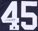 Rudy Ruettiger Signed Notre Dame Fighting Irish Blue Jersey (Ruettiger Hologram)