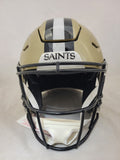 ALVIN KAMARA SIGNED NEW ORLEANS SAINTS SPEEDFLEX HELMET W/ INSCRIPTIONS BECKETT