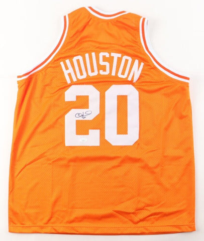 Allan Houston Signed Tennessee Volunteers Jersey (JSA COA) 2xNBA All Star Guard