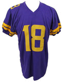 Justin Jefferson Autographed Custom Football Jersey Minnesota Vikings JSA 174817