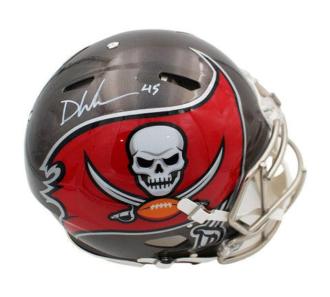 Devin White Signed Tampa Bay Buccaneers Custom Speed Authentic NFL Helmet