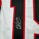 Framed Autographed/Signed Drake Batherson 35x39 Ottawa White Jersey JSA COA