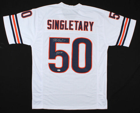 Mike Singletary Signed Chicago Bears Jersey Inscribed "HOF 98" (Beckett COA)