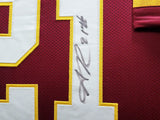 Washington Redskins Sean Taylor Autographed Framed Red Jersey Beckett #AB79141