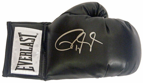 ROY JONES JR Signed Everlast Black Boxing Glove - SCHWARTZ