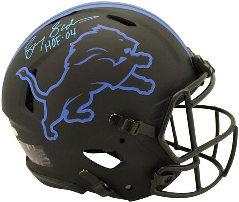 Barry Sanders Autographed FS Eclipse Speed Authentic Lions Helmet HOF JSA 36013