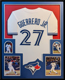 FRAMED TORONTO BLUE JAYS VLAD GUERRERO JR AUTOGRAPHED SIGNED JERSEY JSA COA