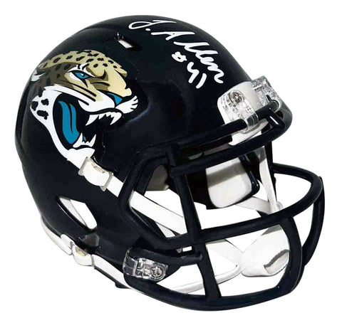 JOSH ALLEN AUTOGRAPHED JACKSONVILLE JAGUARS SPEED MINI HELMET JSA