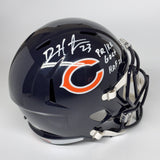 Devin Hester Autographed Signed HOF '24 Goat Chicago Bears FS Replica Helmet BAS