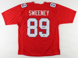 Tommy Sweeney Signed Buffalo Bills Jersey / 2019 7th Rnd Pk / Ex B.C.Eagles T.E.