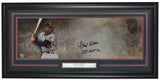 Hank Aaron Signed Framed 10x30 Atlanta Braves Photo 755 HOF 82 BAS Auto 10