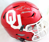 Kyler Murray Signed Sooners F/S Speed Flex Authentic Helmet w/ HMN-Beckett W*Sil