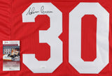 Ahman Green Signed Nebraska Cornhuskers Jersey (JSA COA) Green Bay Packers R.B.