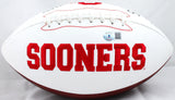 Roy Williams Autographed Oklahoma Sooners Logo Football w/Ntl. Champs-BAW Holo